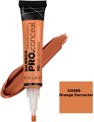 BALWRICK Pro HD Conceal Corrector Concealer Orange pack of 1 Concealer