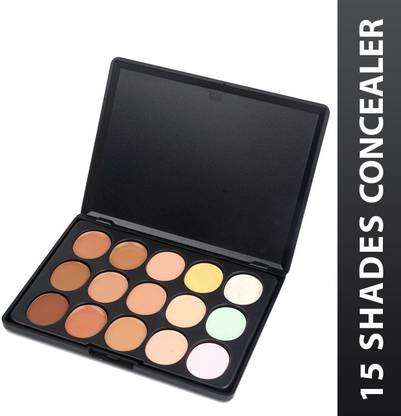 Facejewel Highlighter Contour Cream Concealer Palette (15 Shades) Concealer