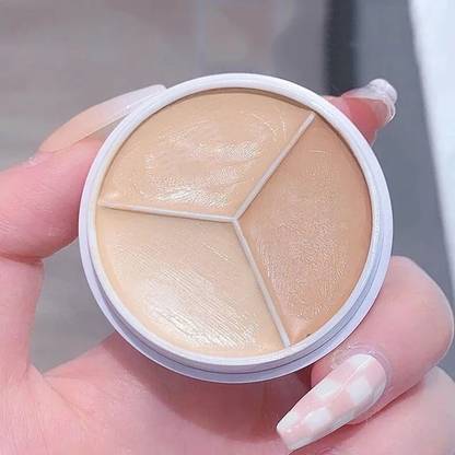 MYEONG 3-in-1 Full Cover Concealer Makeup Palette Cream Concealer