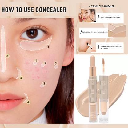 winry Cosmetic 2 In 1 Liquid Concealer And Contour Cover Spot Stick Concealer
