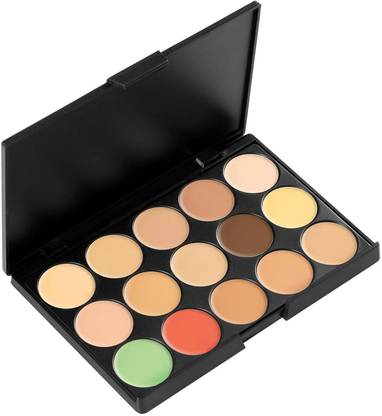 HUDA QUEEN 15 Colour Professional Face Concealer Palette with Smooth Lightweight Formula Concealer