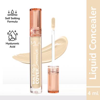 MILA BEAUTÉ Built To Cover Matte Liquid Concealer Waterproof Full Coverage Concealer