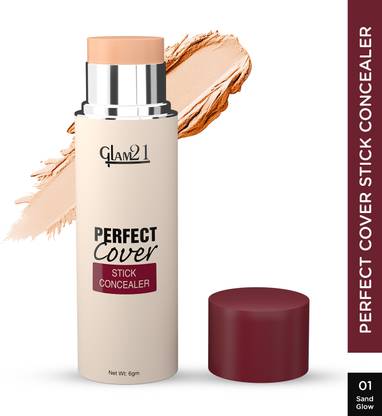 Glam21 Perfect Cover Stick Concealer Full Coverage Creamy Matte Texture Waterproof Concealer