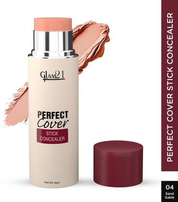 Glam21 Perfect Cover Stick Concealer Full Coverage Creamy Matte Texture Waterproof Concealer