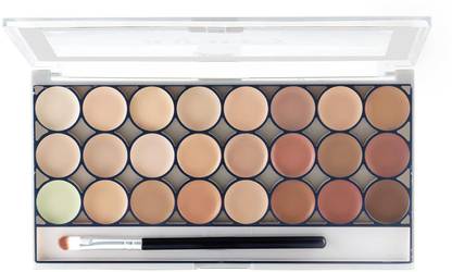 MARS 24 Shade Agory Cream Contour Palette with Brush | Easy to Blend Contour Kit Concealer