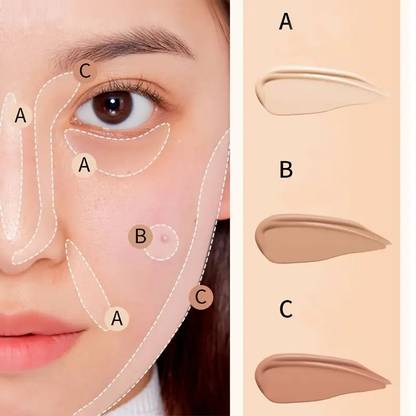 AFARAXIA 3 Shade Concealer Cream - Water proof Concealer Cream