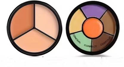 NIGRIFIX Tricolor Concealer Natural Pro Concealer Palette-Corrector Concealer