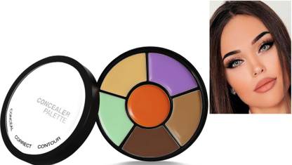 AFARAXIA Best Concealer,correcter,contour Palette for smooth and matte finish makeup look Concealer