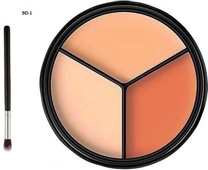 NKB BRUSH+ 3 IN 1 CONCEALER | BD-1 ( Pack of 1 ) Concealer