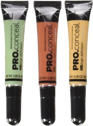 Essensity PRO HD Beauty Correct Me Conceal Liquid Concealer for Girl Pack of 3 Concealer