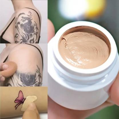 HUZURLU Full Coverage Tattoo Concealer Waterproof Scar Removal Foundation Concealer