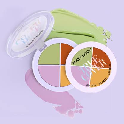 MATTLOOK True Cover Conceal Correct Contour Palette Ultra-Smooth Longlasting Texture Concealer