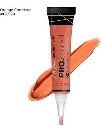 purple magic LA Girl PRO HD Concealer (Orange corrector, 8 g) Concealer
