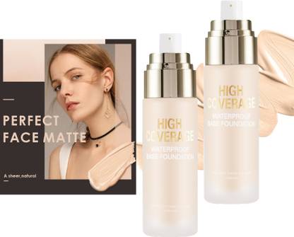 tanvi27 Long Lasting Warming Skin Color Highly Coverage Foundation With Matte finish Set Concealer