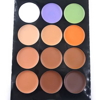 My Colors Ultra Base Hawless Color Correcting Concealer Palette, Face Makeup, 3.5g (01) Concealer