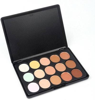 HUZURLU 15 Colors Contour Face Cream Makeup Studio Ultra Base Concealer Palette Concealer