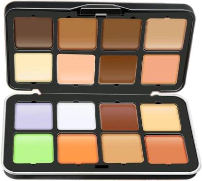 DINOUCH Camouflage Palette Light Weight Creamy Matte Concealer Color Corrector 16 color Concealer