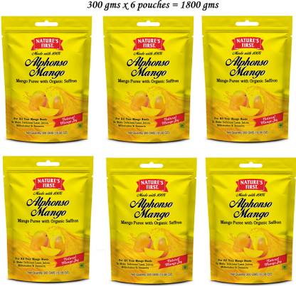 NATURE'S FIRST Alphonso Mango pulp 300 gms