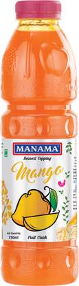 MANAMA Mango Crush | Topping for Ice Creams, Cakes, Pastries and Shakes