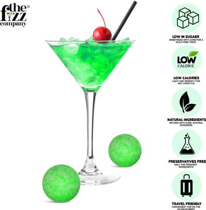 The Fizz Company Mocktail & Cocktail Bomb | Margarita Pack of 3 | DIY Party Kit at Home