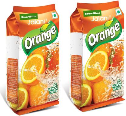 StarBlue Orange Instant Drink Mix with Vitamins And Minerals Refreshing (pack of 2)