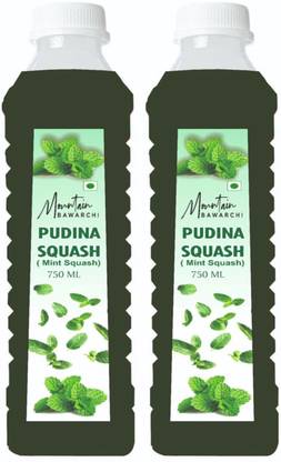 Mountain Bawarchi Mint Squash | Natural Healthy Juice Gift Pack | Natural Sharbat