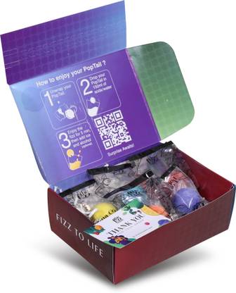 The Fizz Company Mocktail & Cocktail Bomb | Variety Pack of 6 | DIY Party Kit at Home