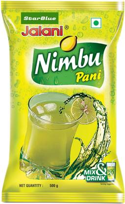 StarBlue Nimbu Pani Powder, Instant Drink N Mix, Lemon (SHIKANJI) , pack of 1