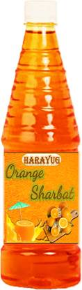 HARAYUG ORANGE FRUIT SYRUP SHARBAT INSTANT REFRESHING DRINK FOR SUMMER WITH WATER 750 ML