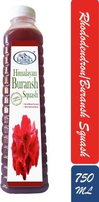 Badrika Pure Natural Himalayan Buransh/Rhododendron Flowers Squash