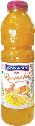 MANAMA Rasmalai Crush with Dry Fruits for Dessert Toppings, 750ML