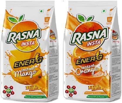 Rasna Instant Orange & Mango Flavor