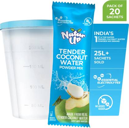 Naturup Tender Coconut Water Powder Mix | Nariyal Pani | No Artificial Colours, Flavours
