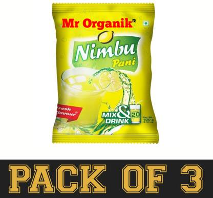 Mr Organik Lemonade Masala|All Natural|No Artificial Colour|nimbu pani Masala Powder|300 Gm