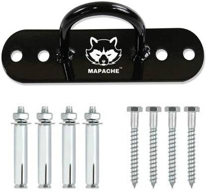 MAPACHE Battle Rope Clamp for Strength Exercises, Wall/Ceiling Mount Anchor Hooks Concrete Pump Clamp