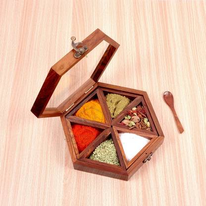 Gadgetzilla Spice Set Wooden