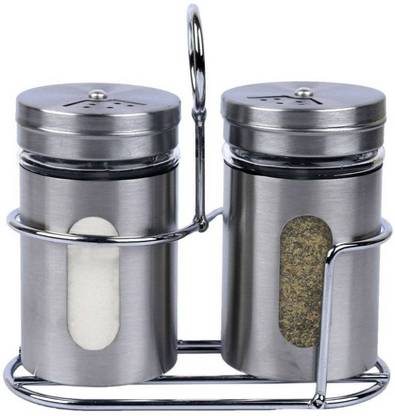 DULARIYA Salt & Pepper Set Stainless Steel