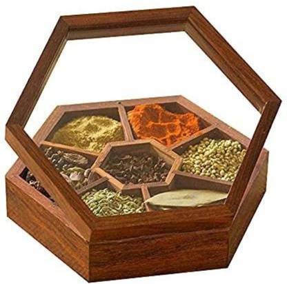 RanaCreation Spice Set Wooden