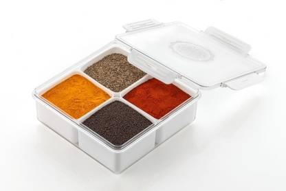 ZedZero Mukhwas Box Mouth Freshener Spice Masala Box Dry Fruit Premium Box Plastic Decorative Platter