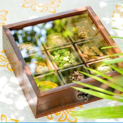 serch for merch Spice Set Wooden, Glass