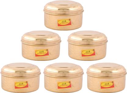Shivshakti Arts Brass Utility Container  - 500 ml