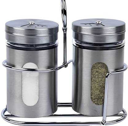 Ganpati Overseas Salt & Pepper Set Borosilicate Glass