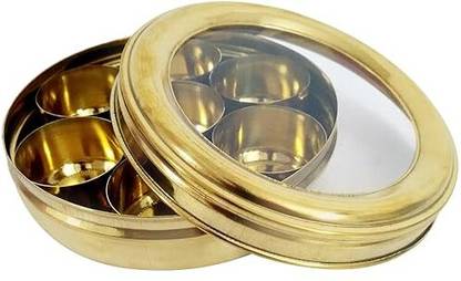 POOJA GHAR Spice Set Brass