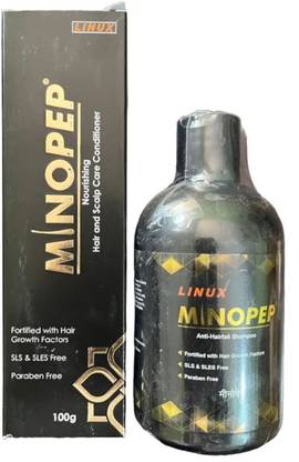 LINUX MINOPEP Shampoo 250ml Nourishing Hair Scalp Conditioner 100gm COMBO