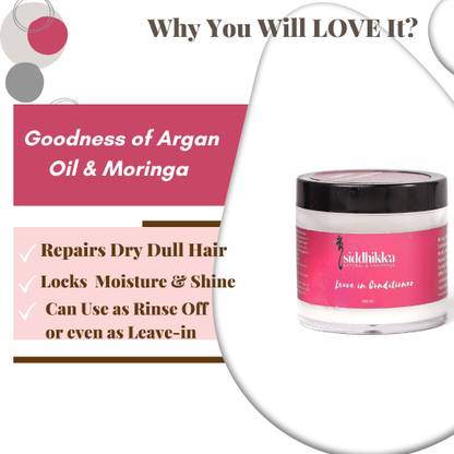 SIDDHIKKA 2 in 1 formula -leave in conditioner & rinse off Conditioner