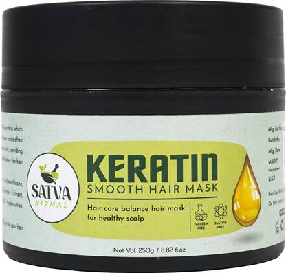 SATVA NIRMAL Keratin Smooth Hair Mask hair care balance hair mask for healthy scalp