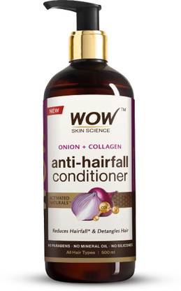 WOW SKIN SCIENCE Onion & Collagen Anti-Hairfall Conditioner |New & Improved Formulation