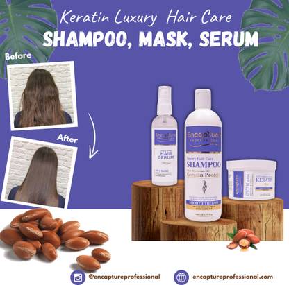 ENCAPTURE PROFESSIONAL Keratin shampoo,mask & serum