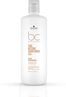 Schwarzkopf Professional Bonacure Time Restore Conditioner with Q10+ For Mature and Aged Hair 1000ml