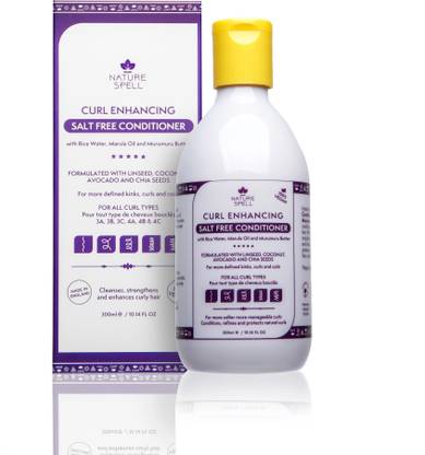 Nature Spell Curl Enhancing Hair Conditioner - Sulphate Free (Made in the UK)